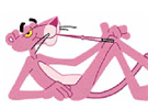 Puzzle de la pantera rosa tumbada