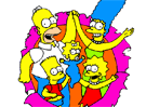 Colorea a Los Simpsons