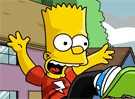 Bart Simpson Skateboarding