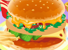 Deluxe hamburgers 