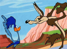 Colorear a Coyote y al Correcaminos