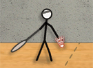 Stick Figure Badminton