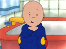 Baño de Caillou 