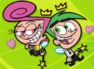 Cosmo y Wanda de Los Padrinos Mágicos 