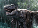 Tiranosaurio preparado para atacar 