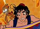 Aladdin y su alfombra 