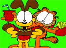 Colorear Snacks de Garfield 