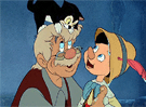 Pinocho y Geppetto 